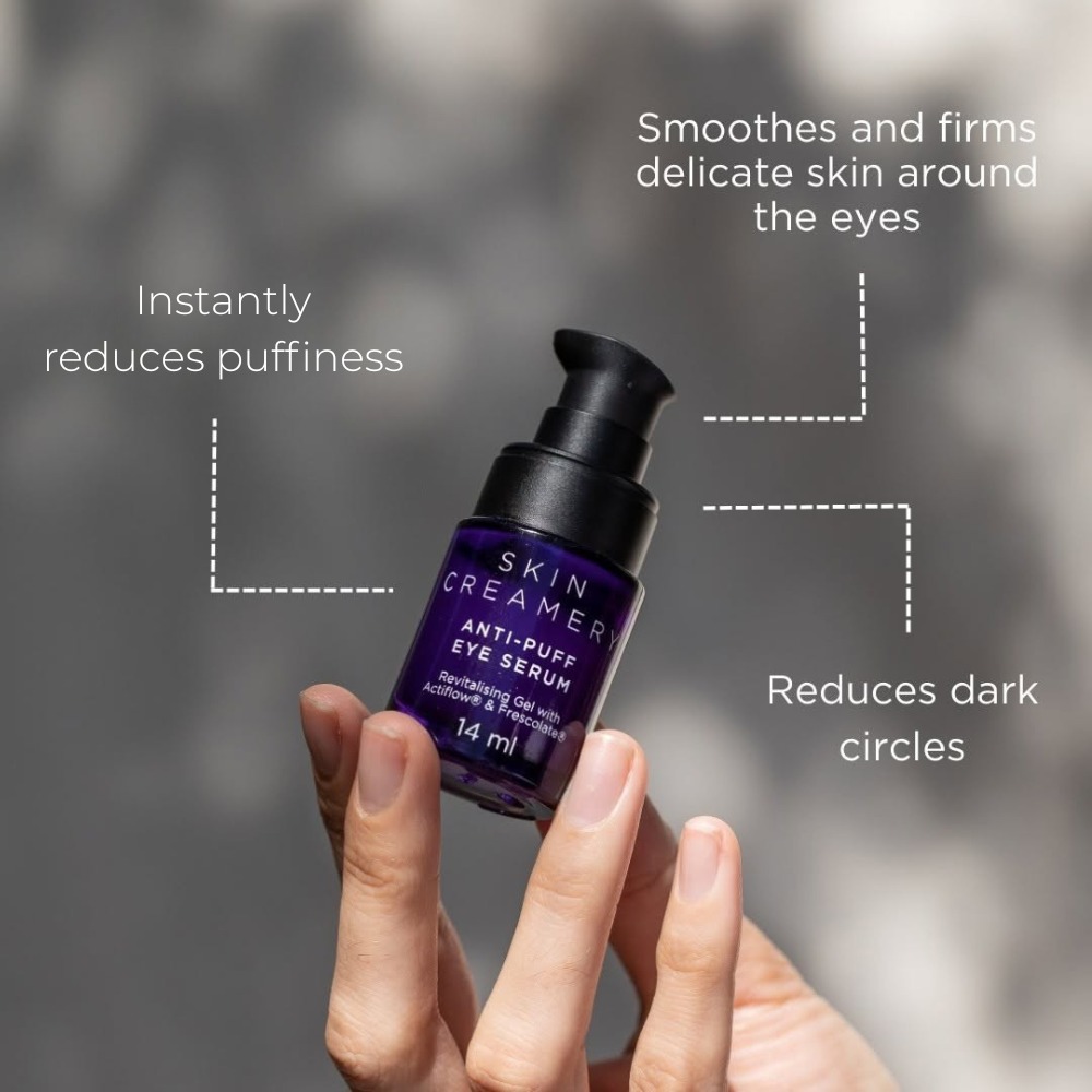 Experience the perrfect fusion of natural efficacy and advanced skincare technology - Frescolat®️ adds a cooling sensation to soothe and refresh the delicate eye area